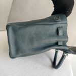 Hermes Kelly 32 Grey Clemence Leather with Palladium Plated Hardware #RCEC-1 - Image 11