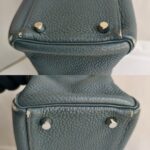 Hermes Kelly 32 Grey Clemence Leather with Palladium Plated Hardware #RCEC-1 - Image 18