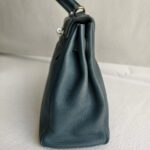 Hermes Kelly 32 Grey Clemence Leather with Palladium Plated Hardware #RCEC-1 - Image 8