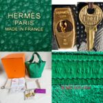 Hermes Picotin Lock 18 Vert Vertigo Clemence Leather with Gold Harware #RCLC-1 - Image 12
