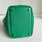 Hermes Picotin Lock 18 Vert Vertigo Clemence Leather with Gold Harware #RCLC-1 - Image 6