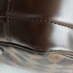 LV Bastille Messenger Bag Damier Ebene Coated Canvas with Leather And Gold Hardware #RUTO-1 - Image 13