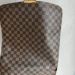 LV Bastille Messenger Bag Damier Ebene Coated Canvas with Leather And Gold Hardware #RUTO-1 - Image 4
