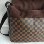 LV Bastille Messenger Bag Damier Ebene Coated Canvas with Leather And Gold Hardware #RUTO-1 - Image 22