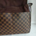LV Bastille Messenger Bag Damier Ebene Coated Canvas with Leather And Gold Hardware #RUTO-1 - Image 23