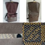 LV Bastille Messenger Bag Damier Ebene Coated Canvas with Leather And Gold Hardware #RUTO-1 - Image 2