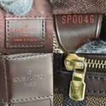 LV Bastille Messenger Bag Damier Ebene Coated Canvas with Leather And Gold Hardware #RUTO-1 - Image 25