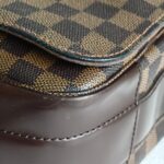 LV Bastille Messenger Bag Damier Ebene Coated Canvas with Leather And Gold Hardware #RUTO-1 - Image 14