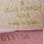 LV Clemence Wallet Damier Azur Coated Canvas with Gold Hardware #RUTU-1 - Image 12