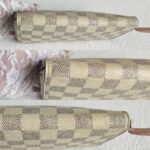 LV Clemence Wallet Damier Azur Coated Canvas with Gold Hardware #RUTU-1 - Image 9