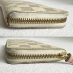 LV Clemence Wallet Damier Azur Coated Canvas with Gold Hardware #RUTU-1 - Image 7