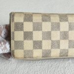 LV Clemence Wallet Damier Azur Coated Canvas with Gold Hardware #RUTU-1 - Image 3