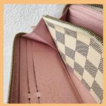 LV Clemence Wallet Damier Azur Coated Canvas with Gold Hardware #RUTU-1 - Image 15