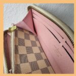 LV Clemence Wallet Damier Azur Coated Canvas with Gold Hardware #RUTU-1 - Image 16