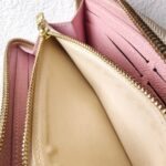 LV Clemence Wallet Damier Azur Coated Canvas with Gold Hardware #RUTU-1 - Image 18