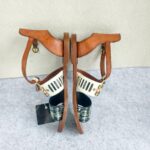 LV Sandal Size 38 Brown/White/Blue Leather Shoes #RCKL-3 - Image 11