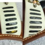 LV Sandal Size 38 Brown/White/Blue Leather Shoes #RCKL-3 - Image 6