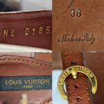 LV Sandal Size 38 Brown/White/Blue Leather Shoes #RCKL-3 - Image 8