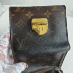 LV Short Wallet Brown Monogram Coated Canvas with Leather and Gold Hardware #RCLR-12 - Image 3