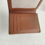 LV Short Wallet Brown Monogram Coated Canvas with Leather and Gold Hardware #RCLR-12 - Image 10