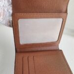 LV Short Wallet Brown Monogram Coated Canvas with Leather and Gold Hardware #RCLR-12 - Image 9