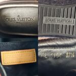 LV Sneaker Size 37.5 Black Suede Leather Shoes #RCKL-2 - Image 8