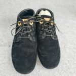 LV Sneaker Size 37.5 Black Suede Leather Shoes #RCKL-2 - Image 2