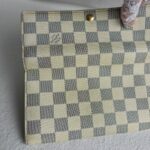 LV Wallet Damier Azur Coated Canvas with Gold Hardware #RURO-2 - Image 4