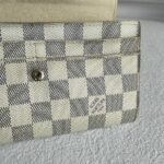 LV Wallet Damier Azur Coated Canvas with Gold Hardware #RURO-2 - Image 8