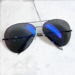 Victoria Beckham Black/purple Metal Frame with Acetate Sunglasses #OKCT-30