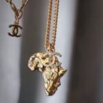 Chanel African Continent Necklace #RLKC-8