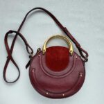 Chloe Pixie Maroon Leather with Gold Hardware #OOLE-1