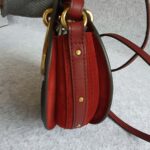 Chloe Pixie Maroon Leather with Gold Hardware #OOLE-1 - Image 4
