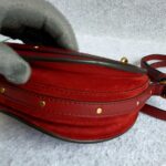 Chloe Pixie Maroon Leather with Gold Hardware #OOLE-1 - Image 6