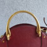 Chloe Pixie Maroon Leather with Gold Hardware #OOLE-1 - Image 11