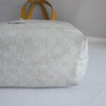 Gucci Tote Yellow/White Canvas with Leather and Gold Hardware #GULYT-4 - Image 12