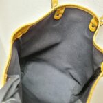 Gucci Tote Yellow/White Canvas with Leather and Gold Hardware #GULYT-4 - Image 25