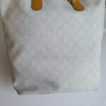 Gucci Tote Yellow/White Canvas with Leather and Gold Hardware #GULYT-4 - Image 9