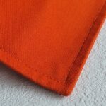 Hermes Pouch Orange Canvas with Palladium Plated Hardware #RCLR-5 - Image 8