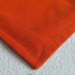 Hermes Pouch Orange Canvas with Palladium Plated Hardware #RCLR-5 - Image 10