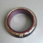 LV Bangle Resin Gold Tone Monogram Inclusion Bangle #RUUS-113 - Image 5