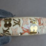 LV Bangle Resin Gold Tone Monogram Inclusion Bangle #RUUS-114 - Image 5