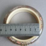 LV Bangle Resin Gold Tone Monogram Inclusion Bangle #RUUS-114 - Image 9