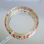 LV Beige Clear Monogram Flower Inclusion Bangle #RUUS-105 - Image 5