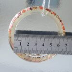 LV Beige Clear Monogram Flower Inclusion Bangle #RUUS-105 - Image 9