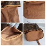 LV Ｍontsouris Vintage Backpack Brown Monogram Canvas with Leather and Gold Hardware #GULKK-1 - Image 28