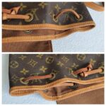 LV Ｍontsouris Vintage Backpack Brown Monogram Canvas with Leather and Gold Hardware #GULKK-1 - Image 26