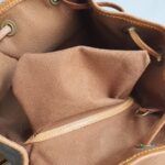 LV Ｍontsouris Vintage Backpack Brown Monogram Canvas with Leather and Gold Hardware #GULKK-1 - Image 30