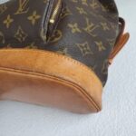 LV Ｍontsouris Vintage Backpack Brown Monogram Canvas with Leather and Gold Hardware #GULKK-1 - Image 14