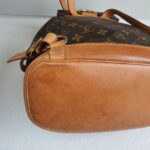 LV Ｍontsouris Vintage Backpack Brown Monogram Canvas with Leather and Gold Hardware #GULKK-1 - Image 11